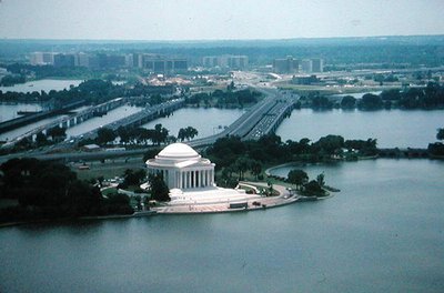 Jefferson Memorial, gebouwd 1938-43 door John Russell Pope