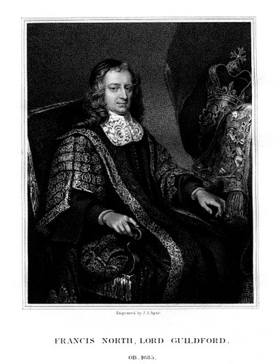 Francis North, 1e Baron Guilford, 1823 door John Samuel Agar