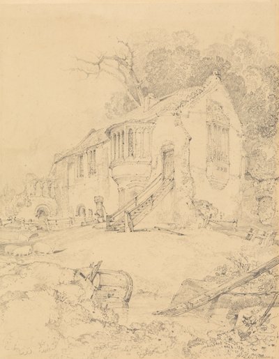 Castle Acre Priory, Norfolk door John Sell Cotman