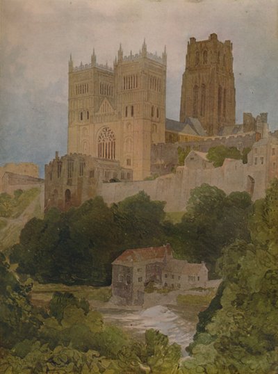 Durham Kathedraal, 1923 door John Sell Cotman