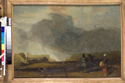 Landschap in Normandië door John Sell Cotman