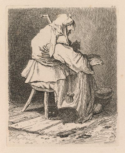 Liber Studiorum: Plaat 44, Schets naar Rembrandt door John Sell Cotman