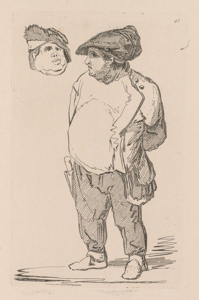 Liber Studiorum: Plaat 47, Een studie, 1838 door John Sell Cotman