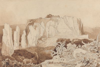Mortain, Normandië door John Sell Cotman