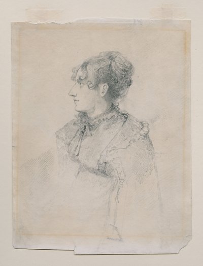Portret van mevrouw Parr(?), zus van mevrouw John Sell Cotman, genaamd 