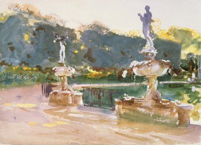 Boboli-tuinen, c.1907 door John Singer Sargent