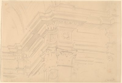 Capilla Real Entablement, Granada door John Singer Sargent