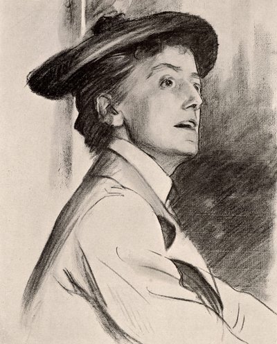 Ethel Mary Smyth door John Singer Sargent