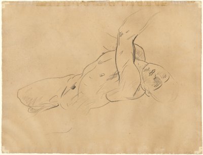 Vallende mannelijke naakt door John Singer Sargent