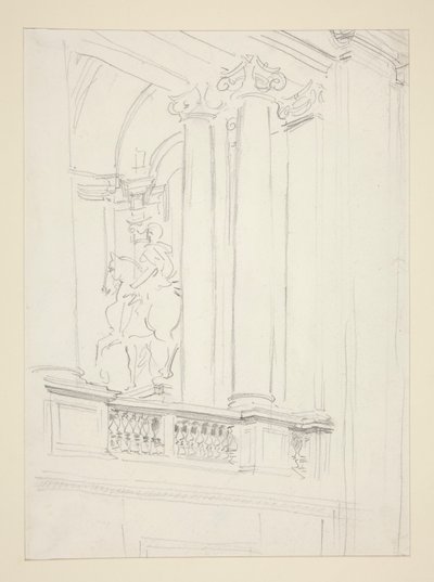 Interieur door John Singer Sargent