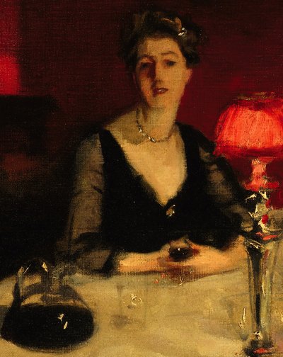 Le Verre de porto (detail) door John Singer Sargent