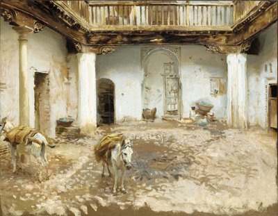 Moorse Binnenplaats, 1913 door John Singer Sargent