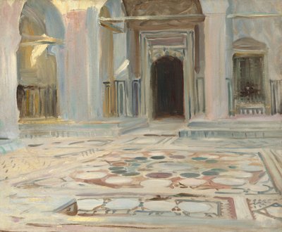 Pavement, Caïro door John Singer Sargent