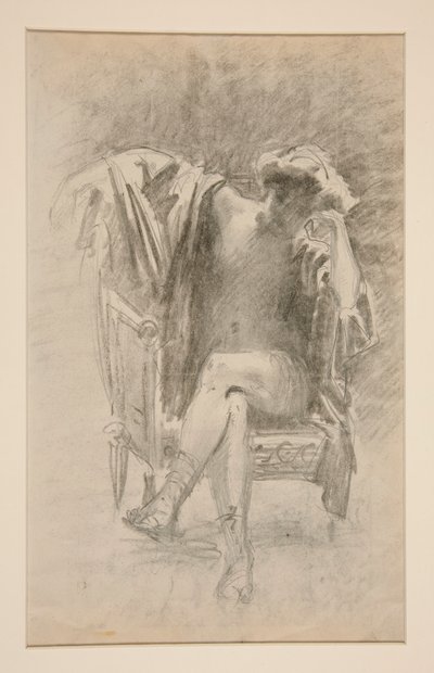 Zittende figuur door John Singer Sargent