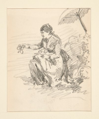 Zittende Vrouw door John Singer Sargent