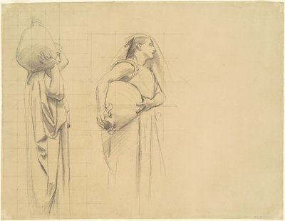 Studie voor "De Danaïden" door John Singer Sargent