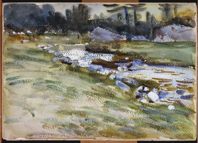De Beek door John Singer Sargent
