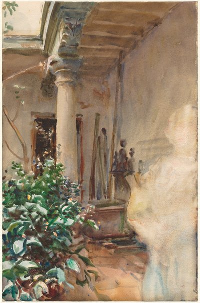 De Patio door John Singer Sargent