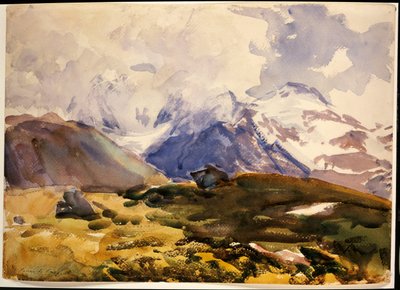 De Simplon, ca. 1910 door John Singer Sargent