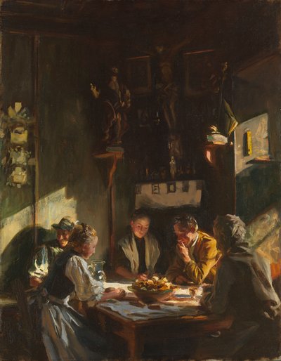 Tirools Interieur door John Singer Sargent