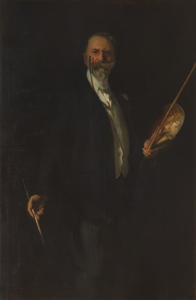William M. Chase, N.A. door John Singer Sargent