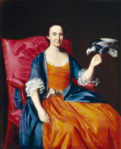 Mevrouw Benjamin Hallowell, 1766-67 door John Singleton Copley