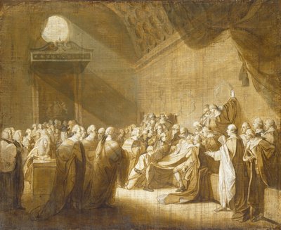 De dood van de graaf van Chatham door John Singleton Copley