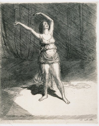 Isadora Duncan door John French Sloan