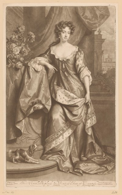 Portret van Anna van Denemarken door John Smith