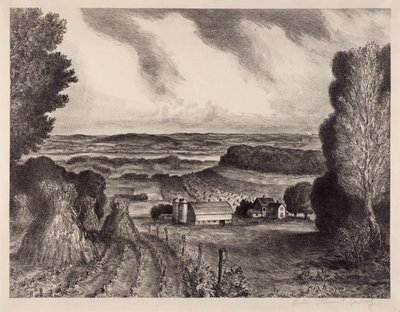 Vallei van de Wisconsin door John Steuart Curry