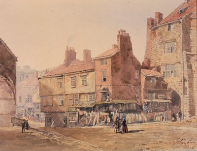 Huizen, King Street, nabij de Black Gate door John Storey