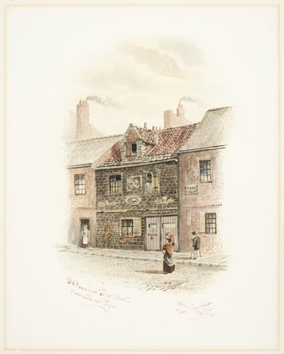 Oud Huis Low Friar Street, Newcastle upon Tyne door John Teasdale