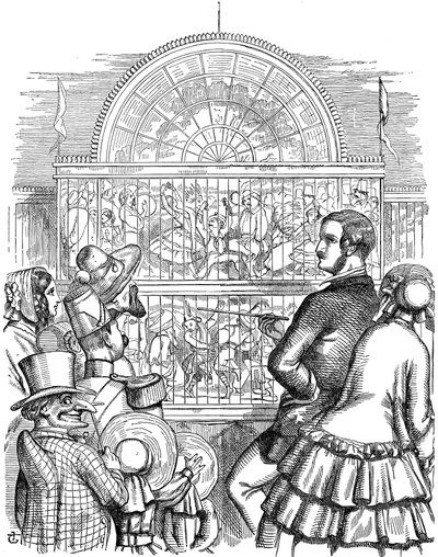 Albert 1819-1861, Prins-gemaal van Koningin Victoria, op de Grote Tentoonstelling, 1851 door John Tenniel