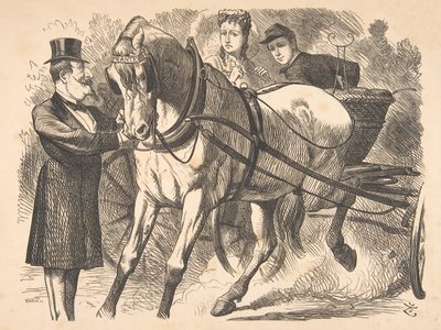 Easing the Curb Punch, 24 juli 1869, 1869 door John Tenniel