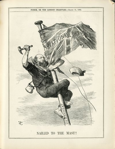 Illustratie van John Tenniel (1820-1914) in Punch door John Tenniel