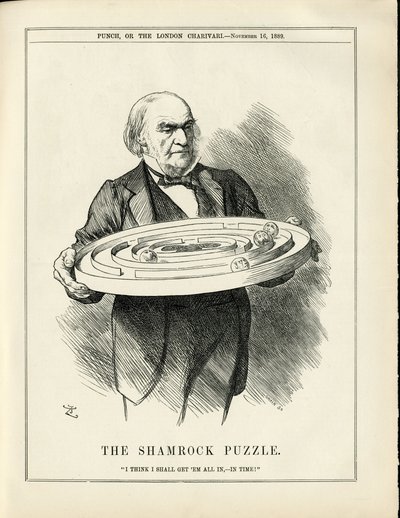 Illustratie van John Tenniel (1820-1914) in Punch door John Tenniel