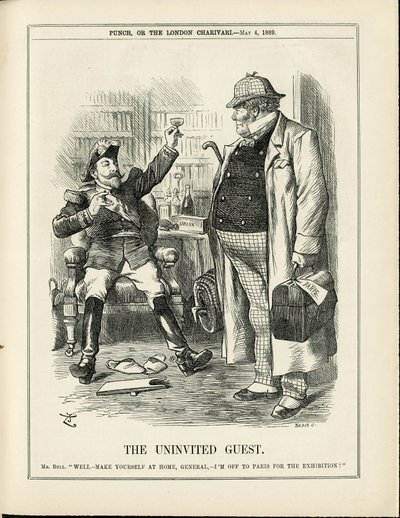 Illustratie van John Tenniel (1820-1914) in Punch door John Tenniel