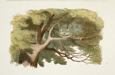 De Cheshire kat, illustratie uit 