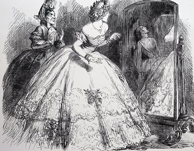 De Spookachtige Dame door John Tenniel