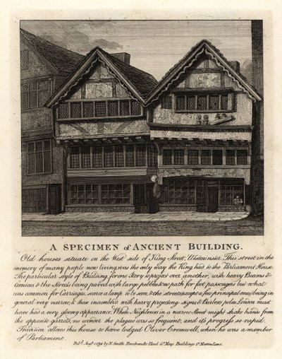 Een voorbeeld van oude bouwkunst door John Thomas Smith