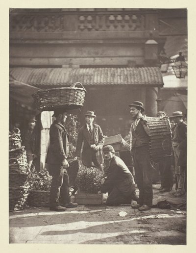 Arbeiders van Covent Garden door John Thomson