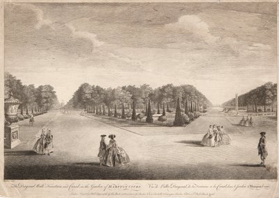 Het Diagonale Pad, Fontein en Kanaal door John Tinney