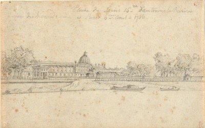 Place de Louis XV door John Trumbull