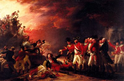De tocht van het garnizoen van Gilbraltar door John Trumbull