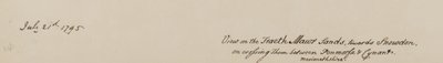 Uitzicht op de Fraeth Mawr Sands, richting Snowdon, bij het oversteken tussen Penmorsa & Cynant, Merionethshire, 21 juli 1795 door John Warwick Smith