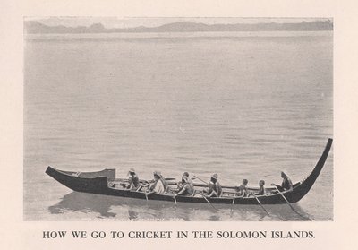Hoe we naar cricket gaan op de Salomonseilanden, 1912 door John Watt Beattie