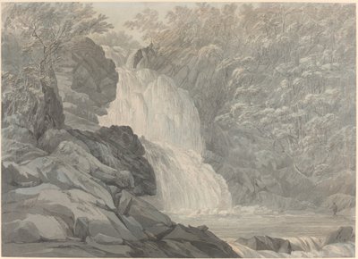 Mawddach Watervallen bij Dolgelly door John Webber