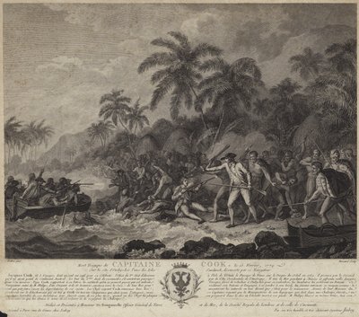 De tragische dood van Kapitein Cook door John Webber