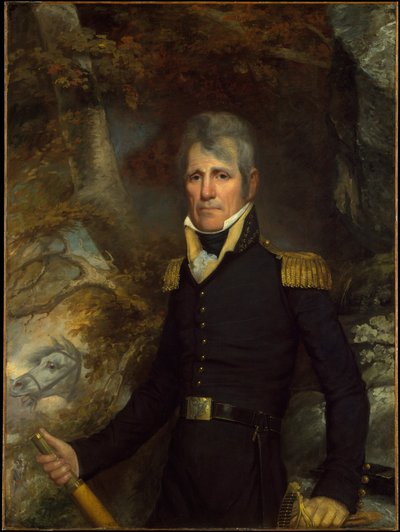 Generaal Andrew Jackson door John Wesley Jarvis