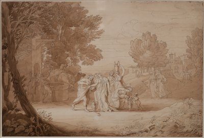 Rebecca bij de bron, 1807 door John White Abbott
